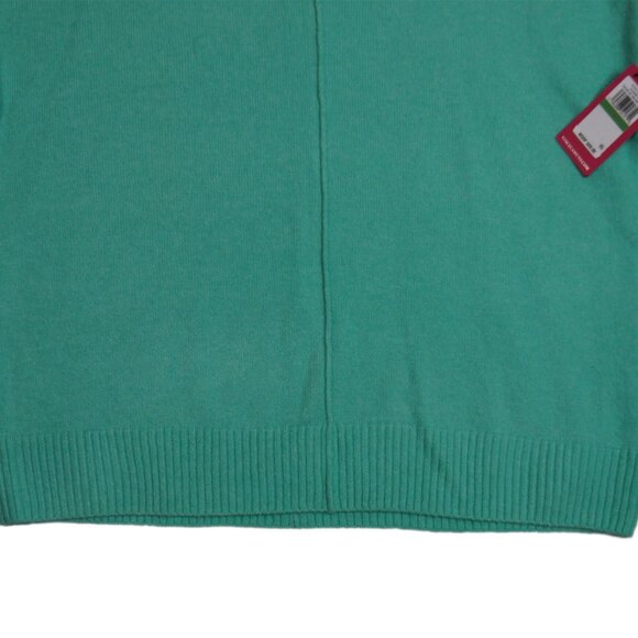 Vince Camuto Aqua Drop Shoulder Soft Cozy Long Sleeve V-Neck Sweater Sz L - Picture 3 of 7
